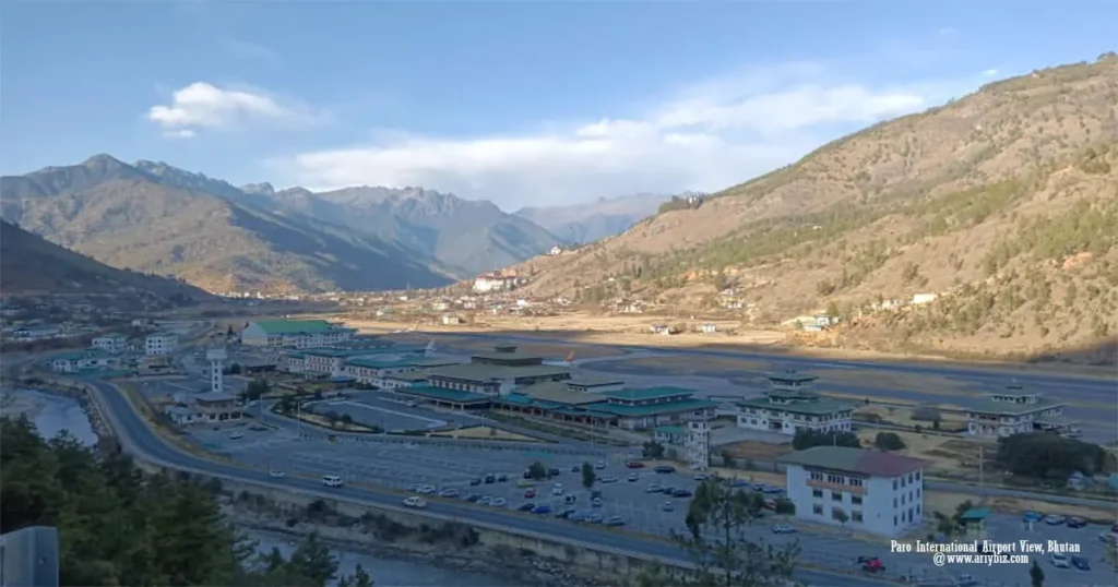 Paro International Airport View